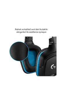 Logitech G432 Kablolu Mikrofonlu Kulak Üstü Oyun Kulaklığı
