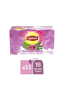 Lipton Tazelenme Zamanı Ekinezya Ve Ökaliptuslu Bitki Ve Meyve Çayı Karışımı 18li X 12 Adet Lipton Tazelenme Zamanı Ekinezya Ve Ökaliptuslu Bitki Ve Meyve Çayı Karışımı 18li X 12 Adet