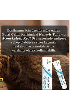 Nutricalm 50 Gr Kedi Köpek Kenevir Tohumu Ve Kedi Otu İçerikli Sakinleştirici Paste Nutricalm 50 Gr Kedi Köpek Kenevir Tohumu Ve Kedi Otu İçerikli Sakinleştirici Paste