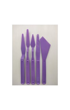 Plastik Spatula Seti 5'li Karışık Karışık Plastik Spatula Seti 5'li Karışık Karışık
