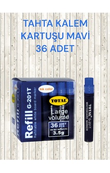 Tahta Kalem Kartuşu 36 Adet Mavi Tahta Kalem Kartuşu 36 Adet Mavi
