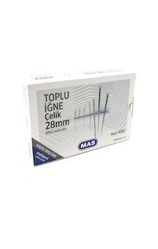 Mas Toplu Igne Celık 28 Mm 50Gr N 1657 Mas Toplu Igne Celık 28 Mm 50Gr N 1657