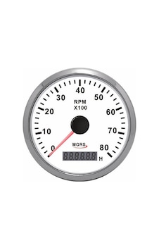 Devir Göstergesi 8000 Rpm Beyaz Devir Göstergesi 8000 Rpm Beyaz