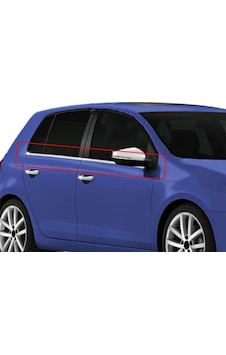 Volkswagen Golf 6 Cam Çıtası 4 Prç  Krom 2009-2012