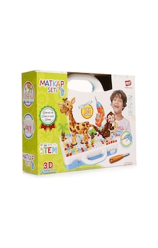 Eğitici Matkap Seti-hayvanlar 3d Stem Eğitici Matkap Seti-hayvanlar 3d Stem
