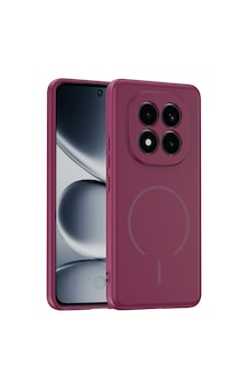 Redmi Note 15 Pro 4g Kılıf M-safe Şarj Özellikli Zore Meta Kapak - Mürdüm Redmi Note 15 Pro 4g Kılıf M-safe Şarj Özellikli Zore Meta Kapak - Mürdüm
