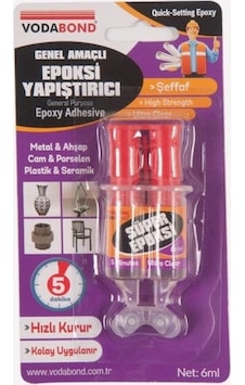 Vodabond 6 Gr Şırınga Epoxy Vodabond 6 Gr Şırınga Epoxy