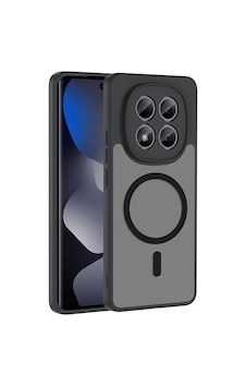 Maks Technology Redmi Note 15 Pro 4g Kılıf M-safe Şarj Özellikli Mkst Babet Kapak - Siyah Maks Technology Redmi Note 15 Pro 4g Kılıf M-safe Şarj Özellikli Mkst Babet Kapak - Siyah
