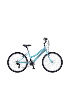 Salcano Excel 26 Jant 21 Vites Lady Pabuç Fren Kadın Bisikleti 155 Cm Üstü Boy Turkuaz Renk Siyah