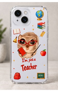 Sad Hamster Öğretmen Baskılı Şeffaf Telefon Kılıfı Sad Hamster Öğretmen Baskılı Şeffaf Telefon Kılıfı