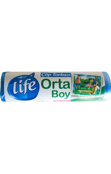 Life Orta Boy Çöp Torbası Mavi 55 x 60 CM