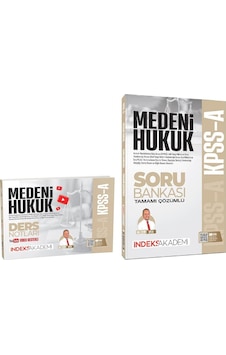 İndeks Akademi 2026 Kpss A Grubu Medeni Hukuk Video Ders Notları + Soru Bankası 2 Li Set - Eyüp İpek İndeks Akademi Yayıncılık İndeks Akademi 2026 Kpss A Grubu Medeni Hukuk Video Ders Notları + Soru Bankası 2 Li Set - Eyüp İpek İndeks Akademi Yayıncılık
