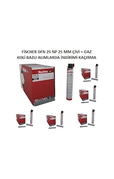 Fischer Dfn 30 Np Çivi + Fc 165 Gaz Tüpü 1 Koli Fischer Dfn 30 Np Çivi + Fc 165 Gaz Tüpü 1 Koli
