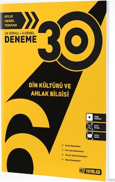 Hız Yayınları 6. Sınıf Din Kültürü 30'lu Deneme Hız Yayınları 6. Sınıf Din Kültürü 30'lu Deneme