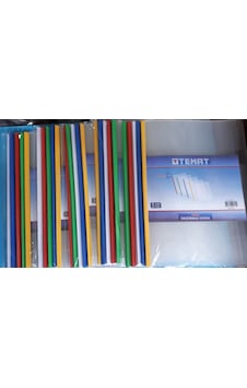 Cilt Kapağı Alt +Üst + Sırt 25 Adet Li Paket 5 Renk Comix