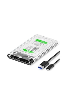 Qgeem Qg-st05 2.5 İnç Sata Harddisk Veri Aktarım Kutusu Siyah