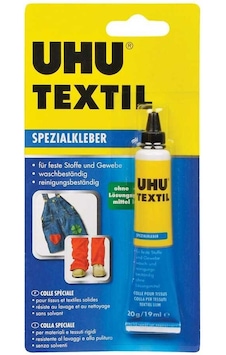 Uhu Textil Kumaş Yapıştırıcısı 20gr 48665 Uhu Textil Kumaş Yapıştırıcısı 20gr 48665
