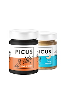 Picus Siyah Tahin 210 G + Kaju Ezmesi 195 G Picus Siyah Tahin 210 G + Kaju Ezmesi 195 G