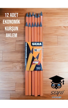 Ekonomik Siyah Kurşun Kalem 12 Adet Türk Malı Siyah Ekonomik Siyah Kurşun Kalem 12 Adet Türk Malı Siyah