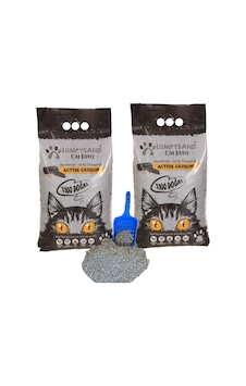Lumpysand Aktif Karbonlu Ince Taneli Kedi Kumu 2 x 10 L