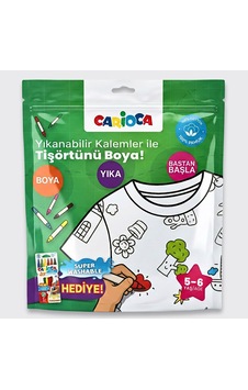 Carioca Boyanabilir Tişört-keçeli Kalem 5-6 Yaş Ln-80007 Beyaz Carioca Boyanabilir Tişört-keçeli Kalem 5-6 Yaş Ln-80007 Beyaz