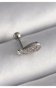 316l Çelik Gümüş Renk Zirkon Taşlı Kanat Tragus Piercing 5886 - Hs08378806-4065 Renkli Renkli 316l Çelik Gümüş Renk Zirkon Taşlı Kanat Tragus Piercing 5886 - Hs08378806-4065 Renkli Renkli