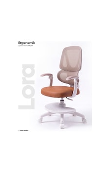 Lora Ergonomik Çocuk Çalışma Sandalyesi - Kahverengi