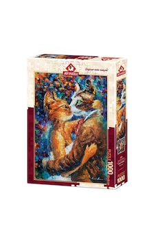 4226 Aşık Kedilerin Dansı - Art Puzzle 1000 Parça 4226 Aşık Kedilerin Dansı - Art Puzzle 1000 Parça