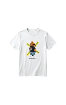 Erdem Kıds Unisex Kız Erkek Çocuk Baskılı Bisiklet Yaka Kısa Kollu Pamuklu Günlük T-shirt Trouble Maker Bear Beyaz Trouble Maker Bear Beyaz Erdem Kıds Unisex Kız Erkek Çocuk Baskılı Bisiklet Yaka Kısa Kollu Pamuklu Günlük T-shirt Trouble Maker Bear Beyaz Trouble Maker Bear Beyaz
