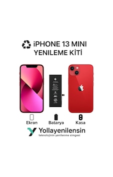 Apple Uyumlu iPhone 13 Mini Kiti Ekran + Batarya + Arka Kasa e Eş Değer Kalite Parçalar Apple Uyumlu iPhone 13 Mini Kiti Ekran + Batarya + Arka Kasa e Eş Değer Kalite Parçalar