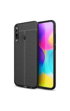 Zhd Huawei Uyumlu P40 Lite E Kılıf Focus Derili Silikon Siyah Zhd Huawei Uyumlu P40 Lite E Kılıf Focus Derili Silikon Siyah