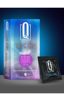Q Think Thin 6'lı Ekstra İnce Prezervatif - C-5132