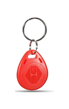 Manyetik Anahtarlık Rfid Keyfob Göstergeç Tag Kırmızı - 100 Adet Manyetik Anahtarlık Rfid Keyfob Göstergeç Tag Kırmızı - 100 Adet