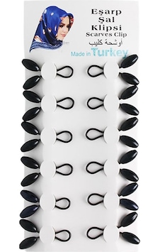 My Vintage Eşarp Şal Klipsi Paket Badem Siyah Badem Klips My Vintage Eşarp Şal Klipsi Paket Badem Siyah Badem Klips
