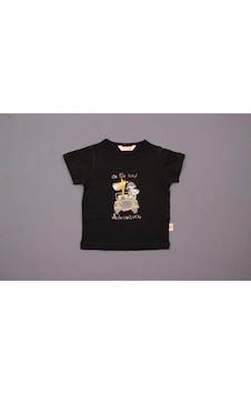 Mini Damla Damla T-shirt Safari Siyah Siyah Mini Damla Damla T-shirt Safari Siyah Siyah