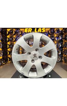 4 Adet Peugeot Apollo  6 15 4 108 Et27 651 Sılver Jant Revize Edilmiş Takım