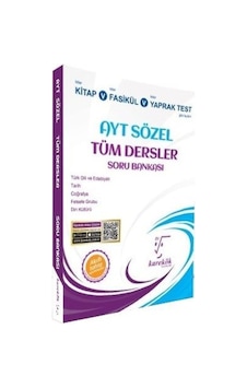 AYT Sözel Tüm Dersler Soru Bankası- Karekök Eğitim Yayın AYT Sözel Tüm Dersler Soru Bankası- Karekök Eğitim Yayın