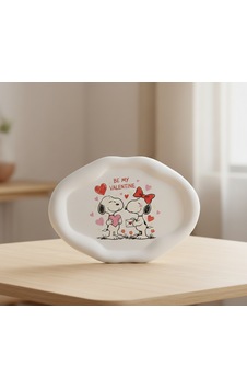 K42design Snoopy "be My Valentine" Özel Tasarım El Yapımı Taş Obje 1 K42design Snoopy "be My Valentine" Özel Tasarım El Yapımı Taş Obje 1