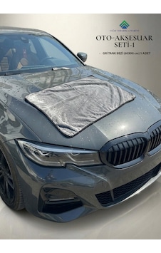 Oto Aksesuar Seti-1 ADET 60X90 cm GRİ TANK BEZİ