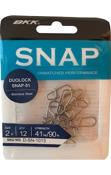 Bkk Duolock Snap-51 Klips No:2 12'li Paket Bkk Duolock Snap-51 Klips No:2 12'li Paket