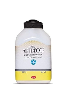 Artdeco Su Bazlı 500ml Vernik Extra Parlak / 073l-04 Artdeco Su Bazlı 500ml Vernik Extra Parlak / 073l-04