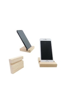 Gürgen Esila Ahşap Telefon Tutacak- 60'li Paket