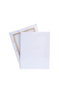 Tuval 15x25 Cm 1 Adet Paket Toptan %100 Pamuk Bez 1.8x2cm Mdf Yapım Şase