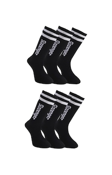 Slazenger Jınn 6 Lı Set Erkek Siyah Çorap Siyah