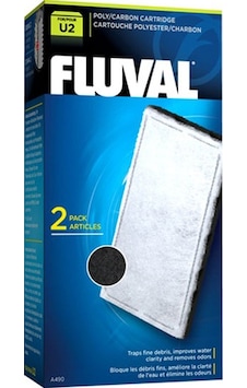 Fluval Polycarbon Kartuş U2 Filtre 2 Li Fluval Polycarbon Kartuş U2 Filtre 2 Li