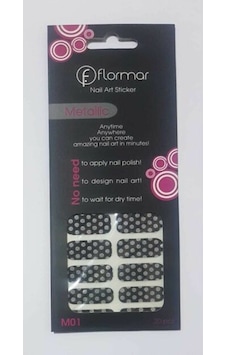Flormar Tırnak Sticker Metallic Nail Art M01