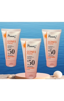 Homm Lıfe Güneş Kremi 50 Spf 50 Ml 3 Adet Homm Lıfe Güneş Kremi 50 Spf 50 Ml 3 Adet
