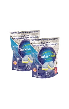 Turkishcare Premium Hepsi Bir Arada Ekonomik Bulaşık Deterjanı 2 x 40 Tablet Turkishcare Premium Hepsi Bir Arada Ekonomik Bulaşık Deterjanı 2 x 40 Tablet