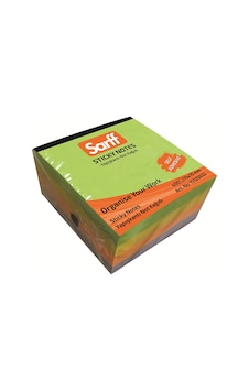 SARFF 75x75mm SPRING RENKLER KÜP NOT KAĞIDI 400YP