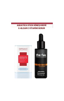 Cell Fusion C Aquatica Stick Güneş Kremi + The Fair C Gleam C Vitamini Serumu Cell Fusion C Aquatica Stick Güneş Kremi + The Fair C Gleam C Vitamini Serumu